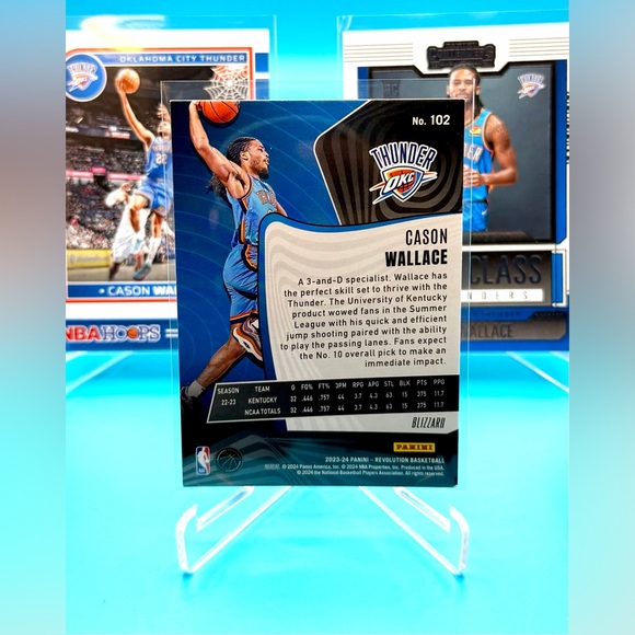 🔥Carson Wallace Lot! 🔥Revolution Rookie Refractor + Draft Class Rookie! 🤩 - Picture 4 of 10